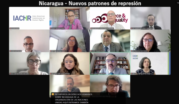 Asesinato de Roberto Samcam y la apatridia centran las denuncias de organismos nicaragüenses en audiencia de la CIDH