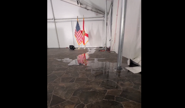 Reportan inundaciones en Alligator Alcatraz, el centro de detención de migrantes en Florida