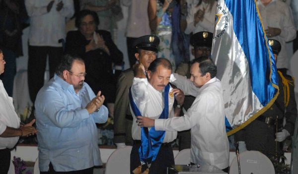 Toma de posesión de Daniel Ortega el 10 de enero de 2007. Foto: LA PRENSA/Oscar Navarrete.