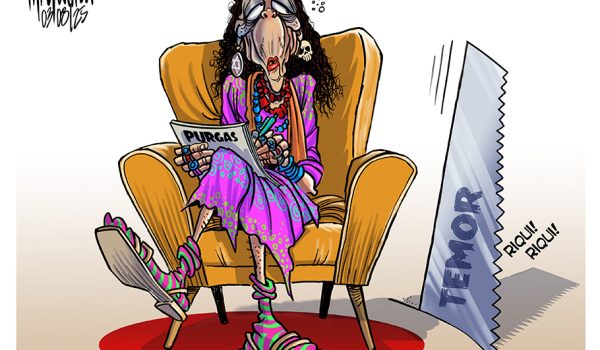 Caricatura 04/08/2025 / Las purgas: el temor a la inevitable caída