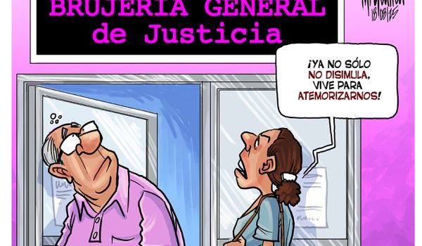 Caricatura 18-08-2025 / La Brujería General de Justicia