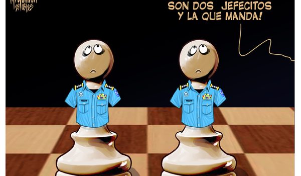 Caricatura 30/08/2025 / Dos jefes y la que manda
