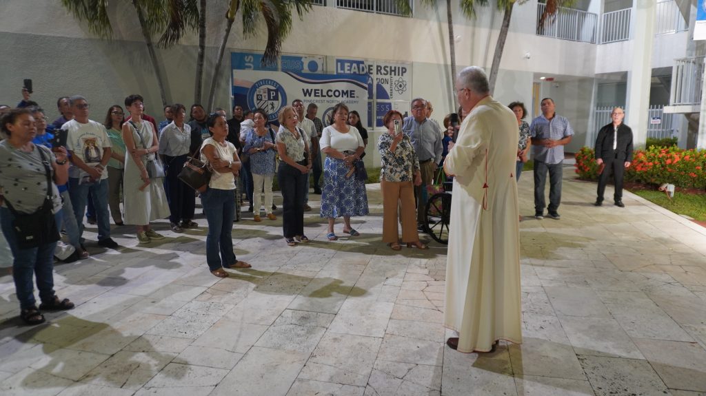 Nicaragüenses en Miami celebran la Gritería Chiquita. LA PRENSA