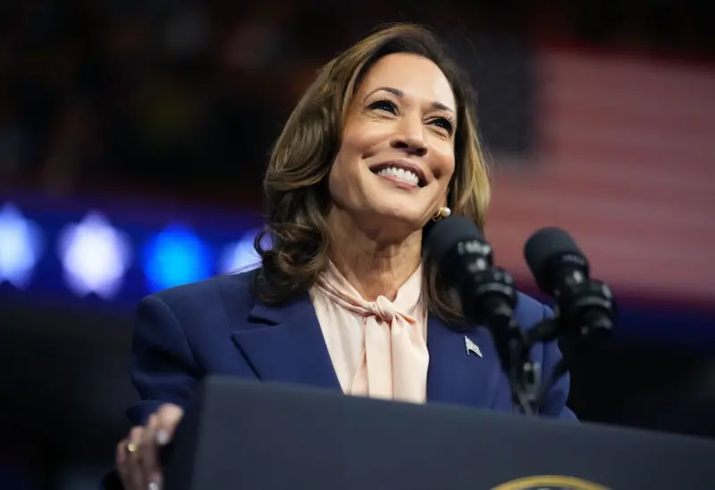Kamala Harris durante su campaña por la presidencia de EEUU
