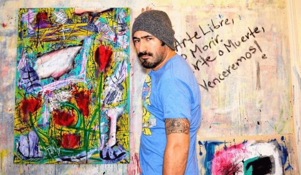 El artista multidisciplinario Franck de las Mercedes, de Masaya, muy reconocido en Nueva York. LA PRENSA/ CORTESÍA