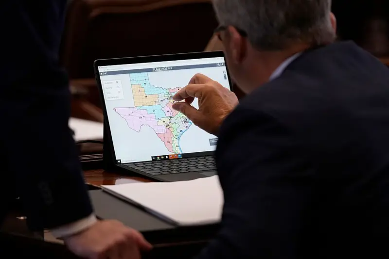 Mapa electoral de Texas