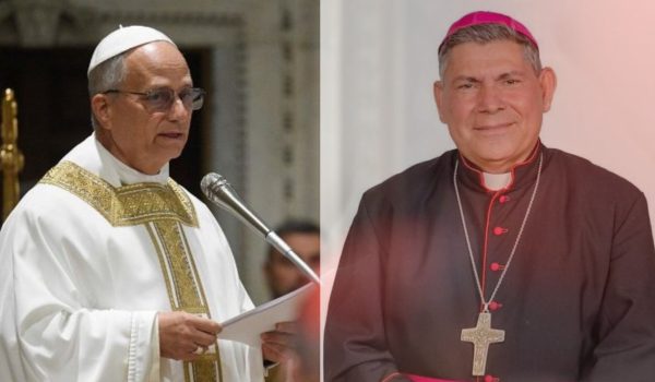 Papa León XIV recibe a monseñor Carlos Herrera, obispo desterrado por la dictadura Ortega Murillo