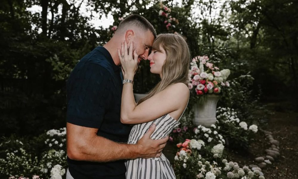 Taylor Swift anunció su compromiso con el jugador de futbol americano, Travis Kelce. Foto: Instagram/@taylorswift