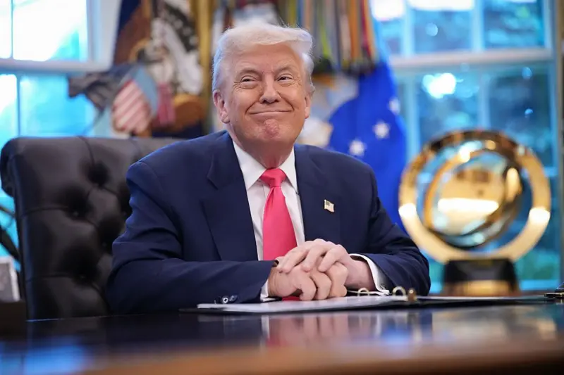 Donald Trump en el despacho oval
