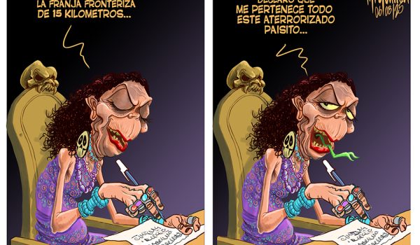 Caricatura 06-08-2025 | Me quedo con 15 kilómetros de frontera