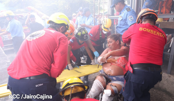 Santo Domingo se despide de Managua con trágica explosión en el sector de la rotonda Cristo Rey