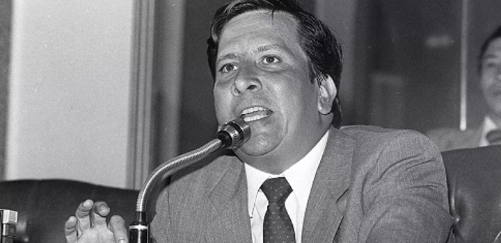 El asesinato del ministro de Justicia colombiano, Rodrigo Lara Bonilla, por órdenes de Pablo Escobar, fue lo que obligó al cartel de Medellín a refugiarse primero en Panamá y luego en Nicaragua, protegidos los capos por los sandinistas. LA PRENSA/ TOMADA DE INTERNET