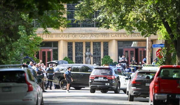 Foto del colegio donde ocurrió un tiroteo