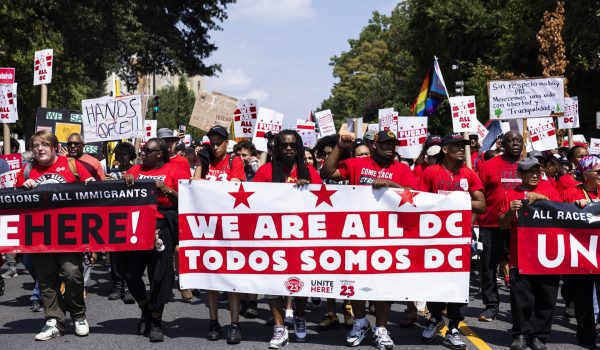 La capital de EE.UU. se moviliza en contra del Gobierno de Donald Trump