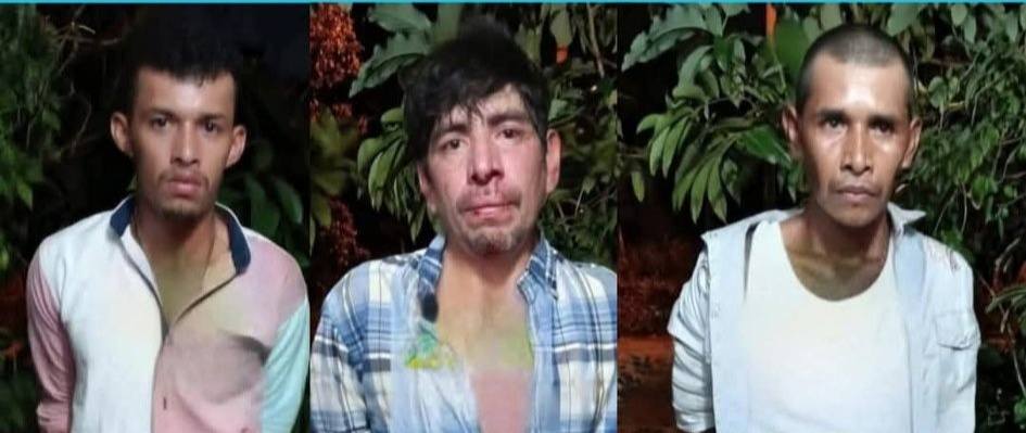 Sospechosos crimen chontales