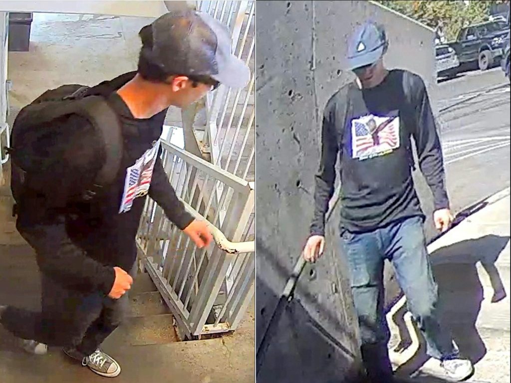 El pistolero que mató a tiros al líder juvenil de derecha estadounidense Charlie Kirk. (Foto de HANDOUT / FBI / AFP)