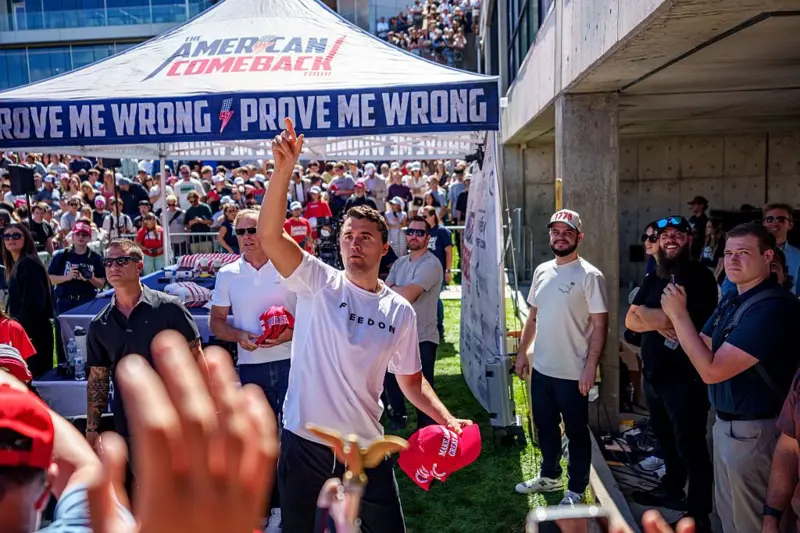 Charlie Kirk antes de su asesinato