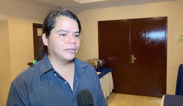 Yerri Estrada Ruiz cuando era líder del Movimiento 19 de Abril de León. LA PRENSA/ TOMADA DE REDES SOCIALES