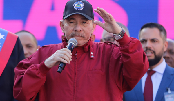 El presidente de Nicaragua, Daniel Ortega, en una fotografía de archivo. EFE/ Ronald Peña R.