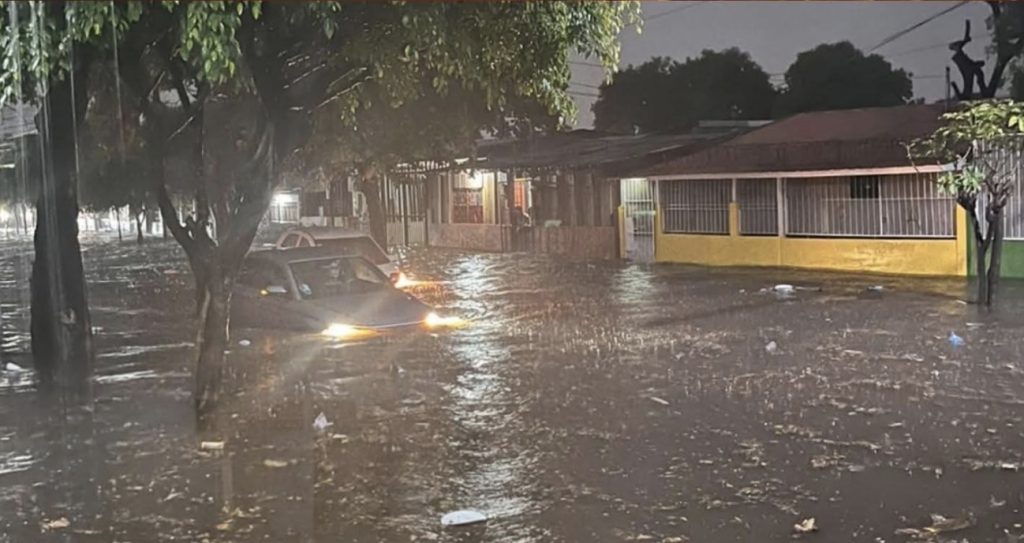 Lluvias en Managua