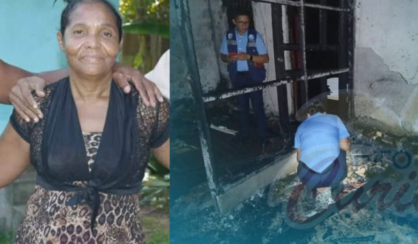 Voraz incendio cobra la vida una mujer en Bluefields