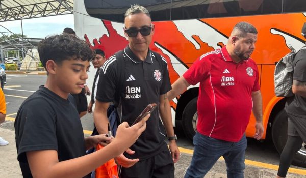 Keylor Navas en Managua cuando Costa Rica arribó a Nicaragua
