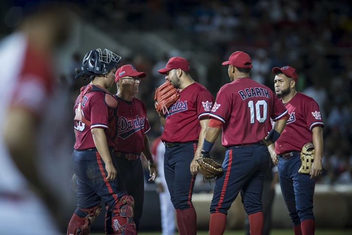 Desde 2013, cuando regresaron a los Pomares, los Dantos han confeccionado un buen equipo como el que fueron en los años ochenta, cuando les llamaron "la maquinaria roja". LA PRENSA/ ARCHIVO/ ÓSCAR NAVARRETE