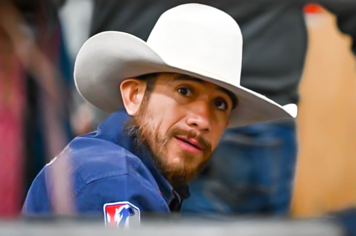 Osman Álvarez, vaquero de rodeo de Nicaragua. 