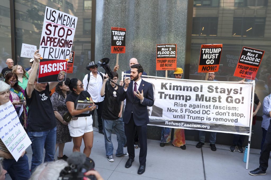 Protesta en Hollywood