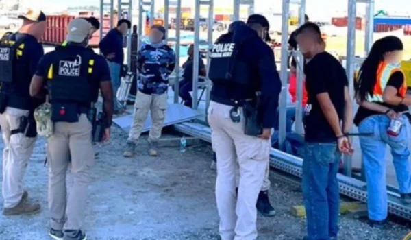 Imagen de las redadas difundida por las autoridades de Georgia. Foto: BBC Mundo