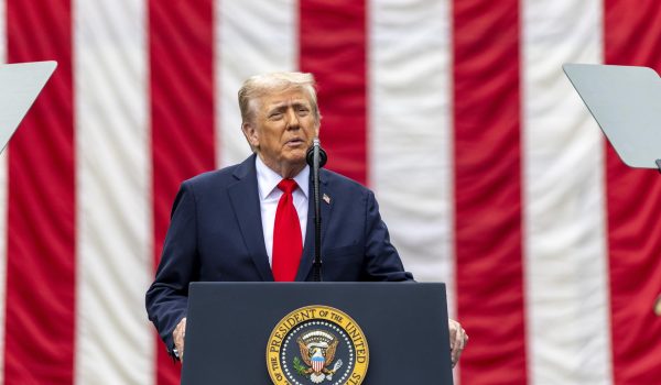 Donald Trump en conferencia