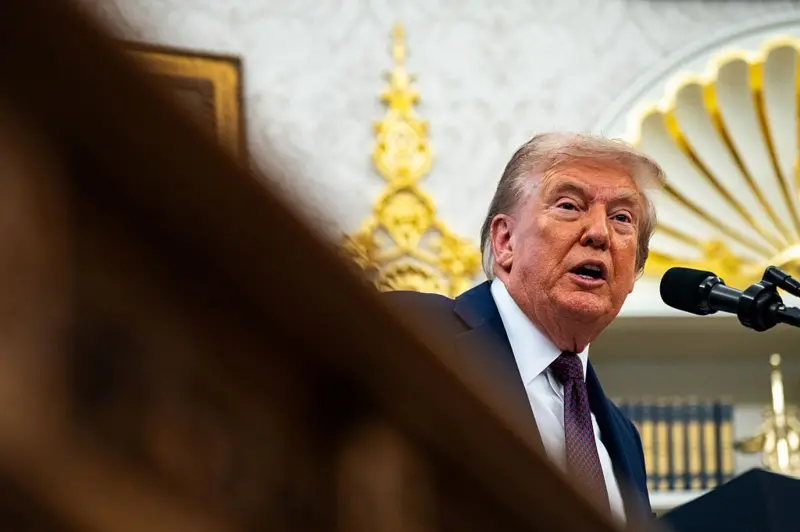 Trump habla desde el Salón Oval 