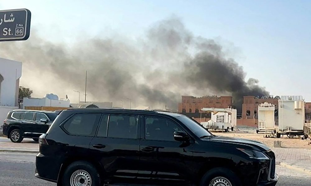 Un oficial militar israelí declaró a AFP que el ejército había llevado a cabo ataques aéreos sobre Doha el 9 de septiembre en una operación contra altos líderes del grupo militante palestino Hamás. Foto: Jacqueline PENNEY /AFPTV/ AFP