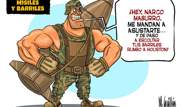 Caricatura 07-09-2025 | El conflicto de misiles y barriles