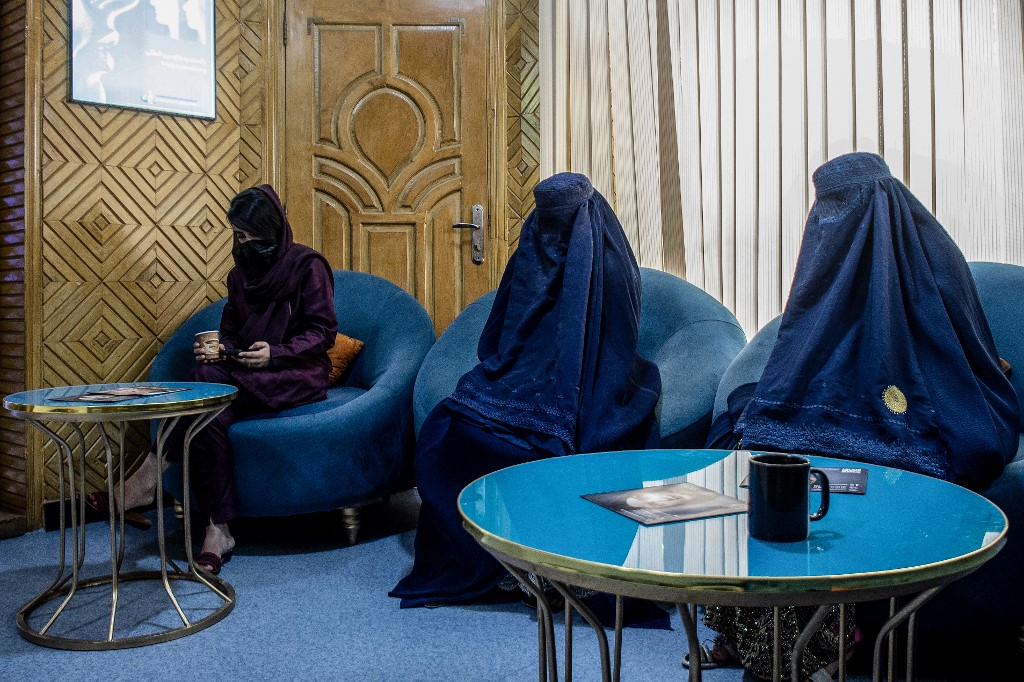 Mujeres afganas con burka