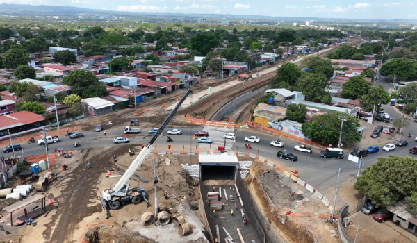 desvíos viales en Managua