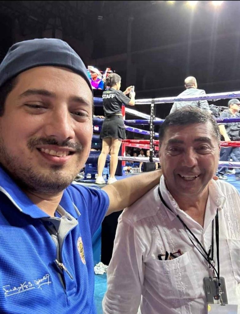Yoseph Martínez junto al vicealcalde de Managua, Enrique Armas