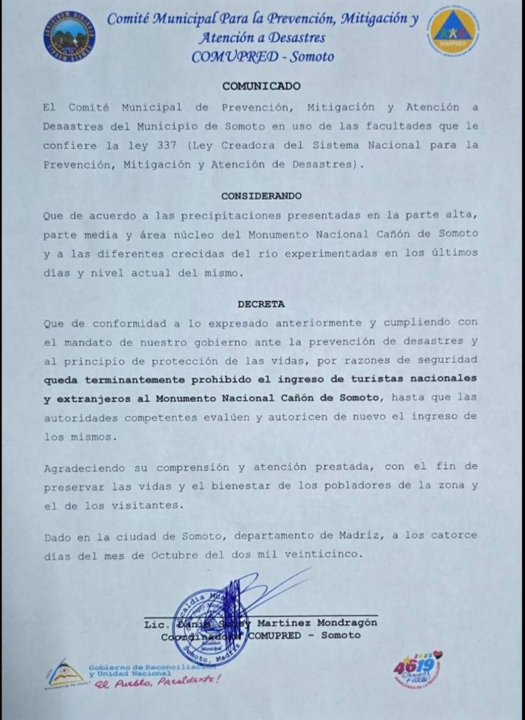Cañón de Somoto