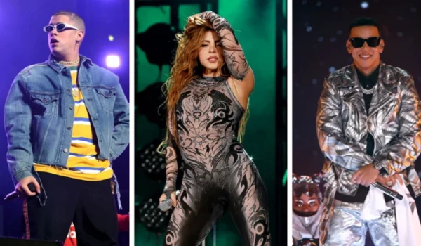 Bad Bunny, Shakira y Daddy Yankee están en la lista pero hay al menos nueve artistas más de América Latina y la española Rosalía.