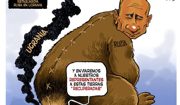Caricatura 05-10-2025 | Representantes a territorios ocupados en Ucrania