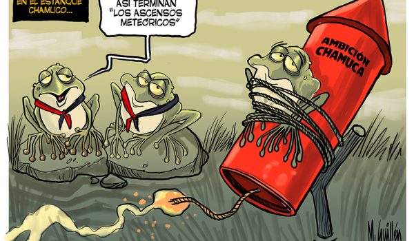 Caricatura 10/10/2025 / ascenso meteórico chamuco