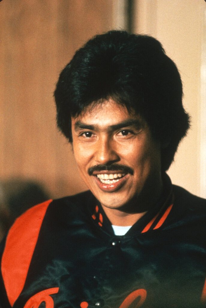 Dennis Martínez cuando jugaba para los Orioles de Baltimore. LA PRENSA/ TOMADA DE INTERNET