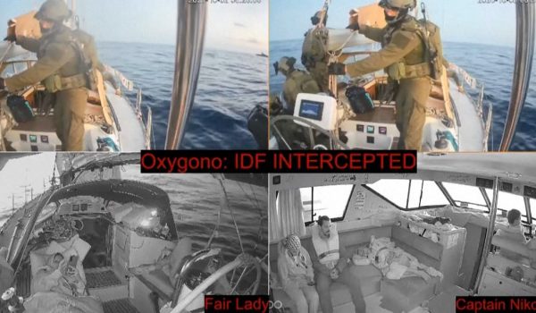 Israel intercepta flotilla a Gaza