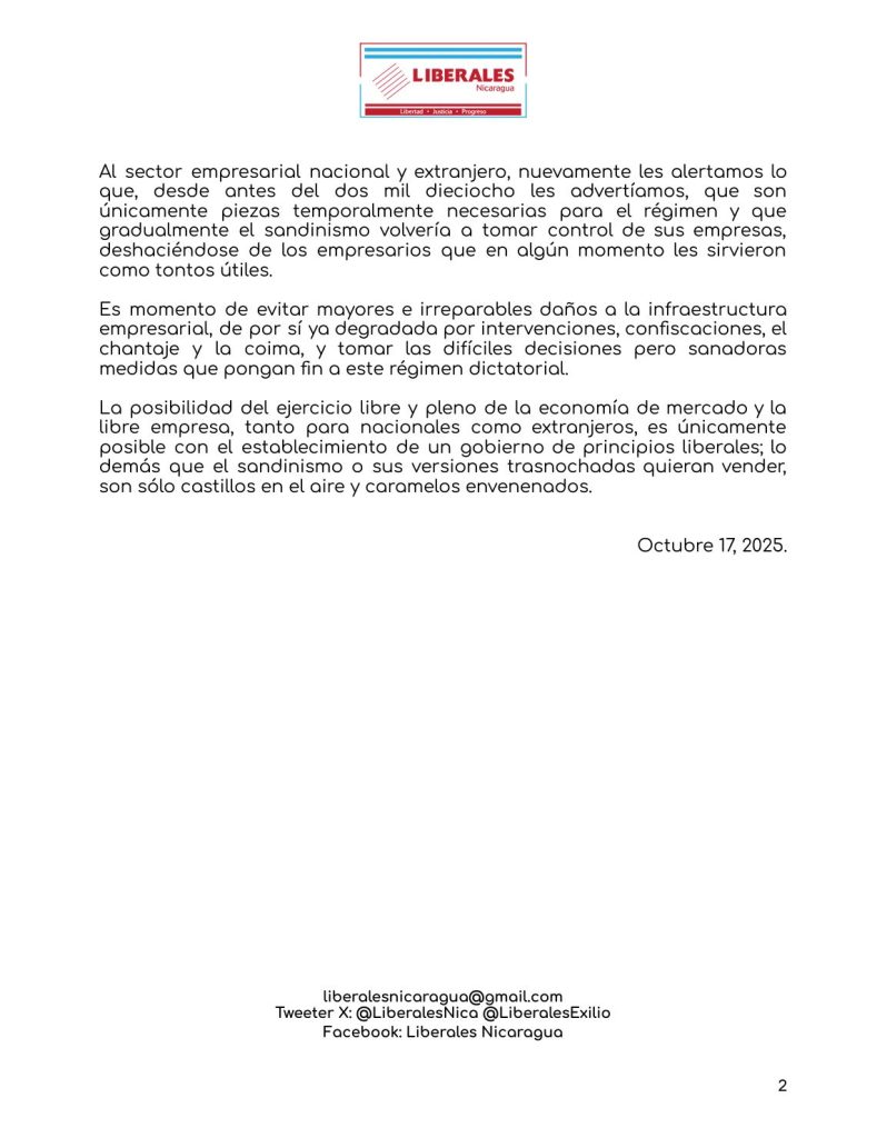 Comunicado sobre el proceso judicial contra la Compañía Recicladora de Nicaragua (CRN)