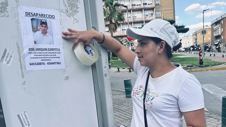 Unos 3,000 carteles se distribuyeron en 2023, en Sevilla, para dar con el paradero de Chepito, pero ha sido imposible encontrarlo. LA PRENSA/ TOMADA DE REDES SOCIALES