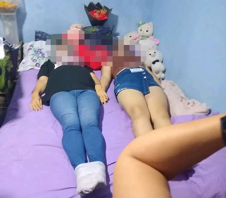 Bayardo Morales colocó a su esposa y a su hija en una cama tras matarles. LA PRENSA/ TOMADA DE REDES SOCIALES
