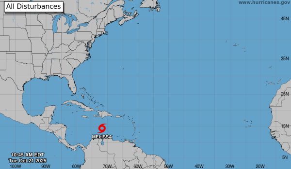 tormenta tropical Melissa, Nicaragua, lluvias en Nicaragua