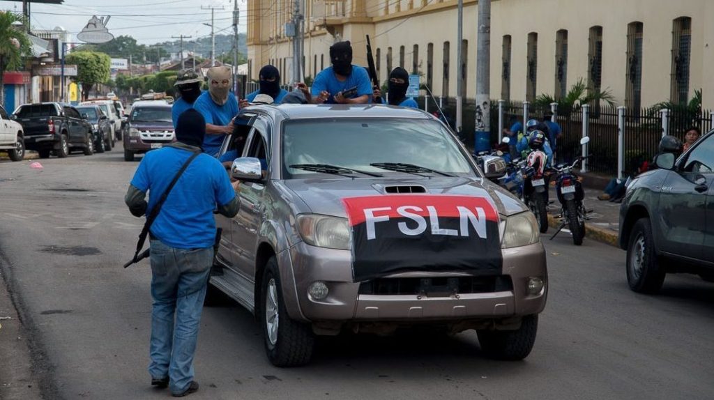 Desde el año 2018, los paramilitares recorren Nicaragua en labor de represión y espionaje.