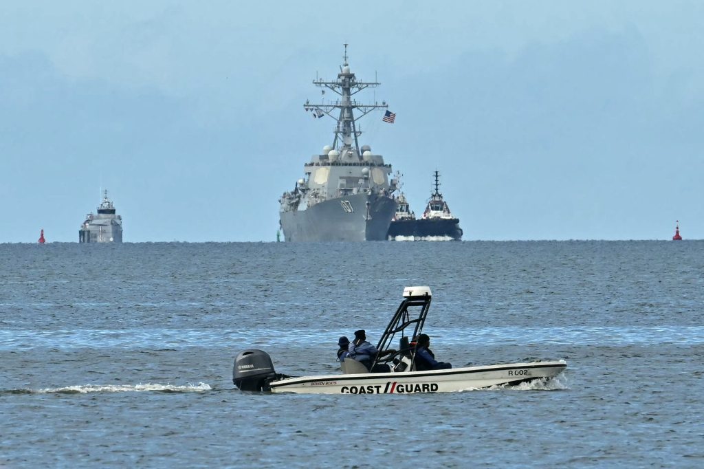 Venezuela, Estados-Unidos, buque de guerra
