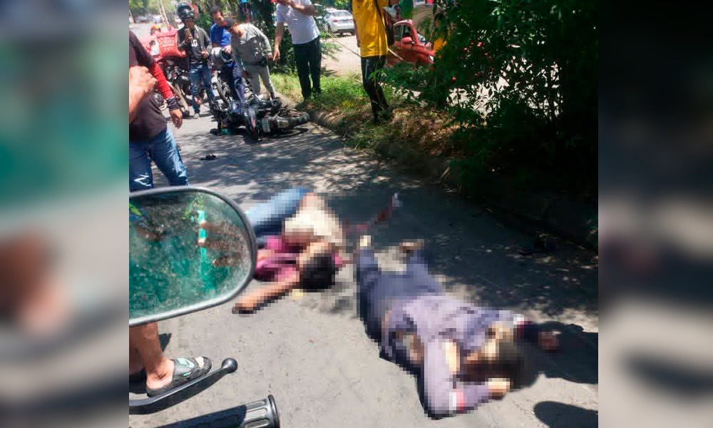 Accidente de camión en Managua